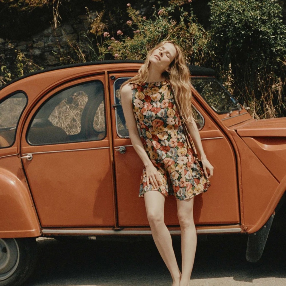 Doen messina dress poppy meadow